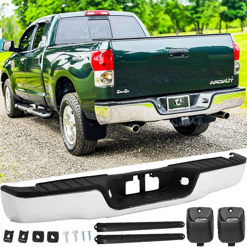 Rear steel step bumper - rear,