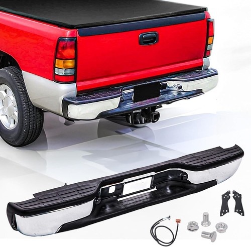 Rear steel step bumper - rear,