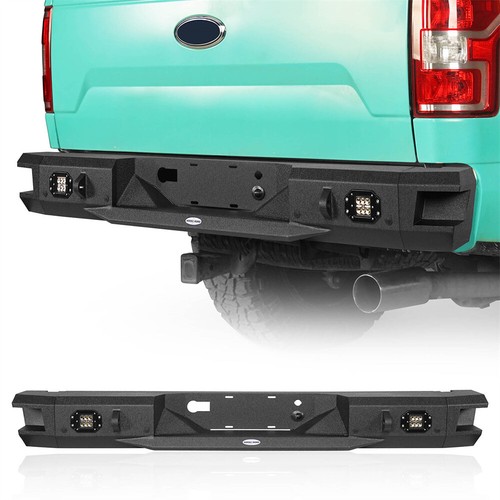 Steel rear back step - steel, bumper